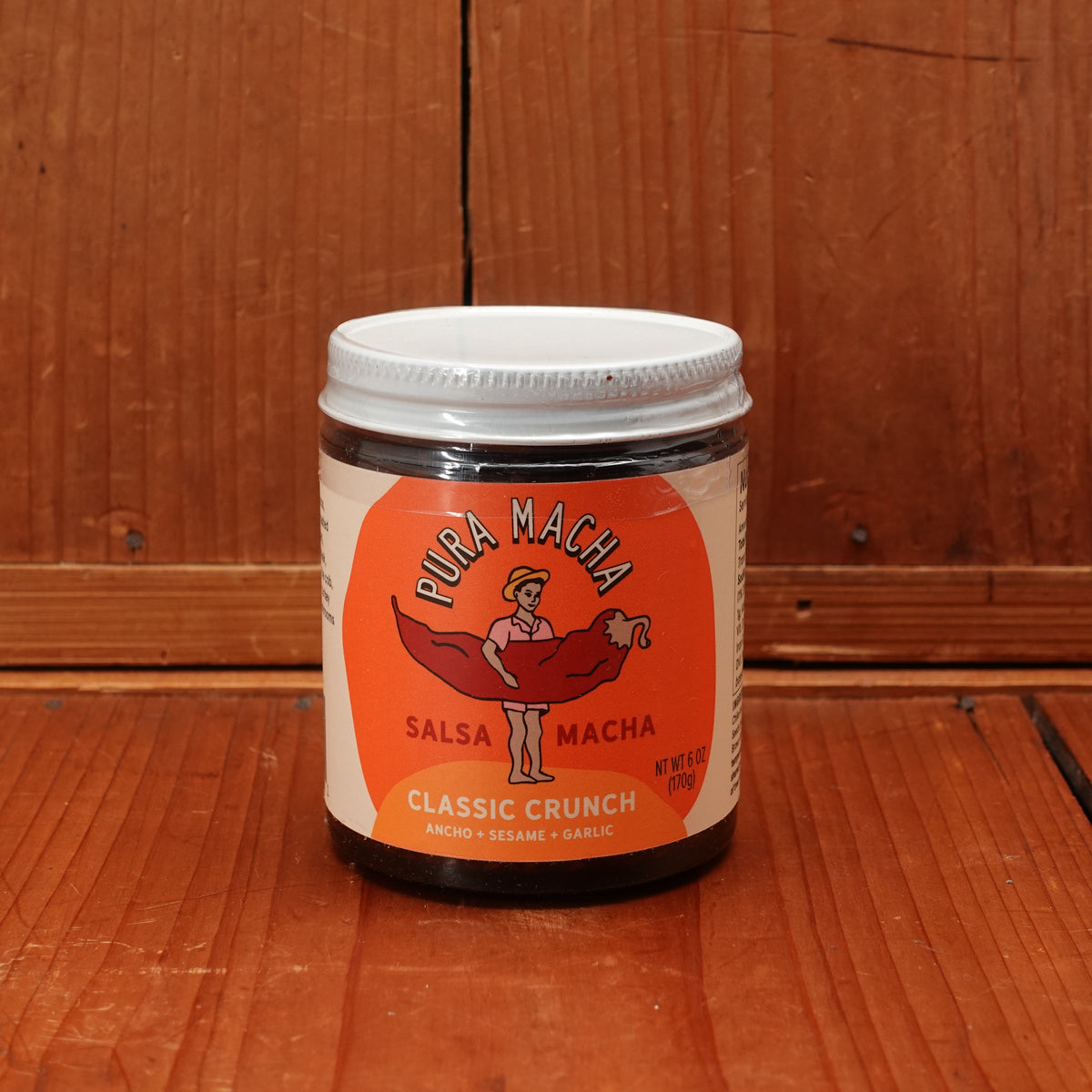 Pura Macha Classic Crunch: Ancho + Garlic + Sesame - 6oz