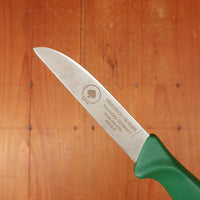 Friedr Herder Don Carlos 3.25" Paring Knife Green Handle
