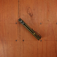 Benchmade 533SL-10 Mini Bugout Drop Point CPM-S90V AXIS Lock Woodland Green Aluminum Handle