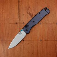 Benchmade 535SL-13 Bugout Drop Point CPM-S90V AXIS Lock Crater Blue Aluminum Handle
