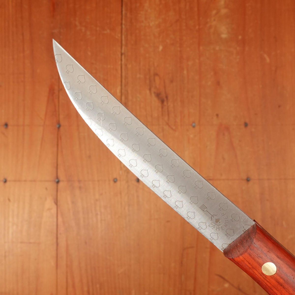 Friedr. Herder Spade Steak Knives Stainless Padouk Set 2