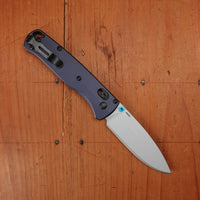 Benchmade 535SL-13 Bugout Drop Point CPM-S90V AXIS Lock Crater Blue Aluminum Handle