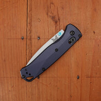 Benchmade 535SL-13 Bugout Drop Point CPM-S90V AXIS Lock Crater Blue Aluminum Handle