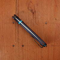 Benchmade 535SL-13 Bugout Drop Point CPM-S90V AXIS Lock Crater Blue Aluminum Handle