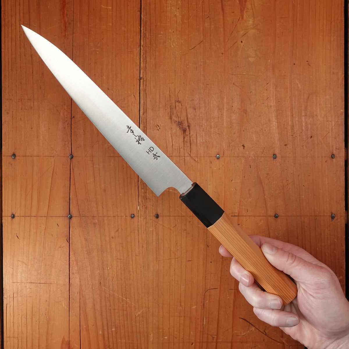 New Old Stock Konosuke Sakai HD2 180mm Wa Petty Oct Yew & Horn Handle