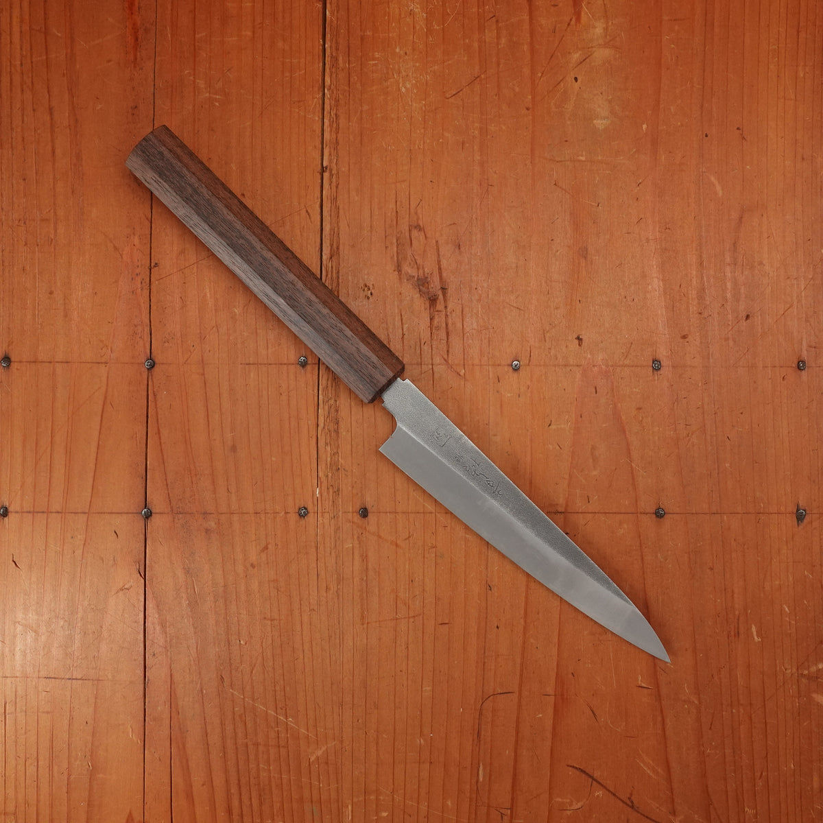 Konosuke Sanjo GS+ 150mm Petty SLD Khii Laurel Handle with Leather Sheath