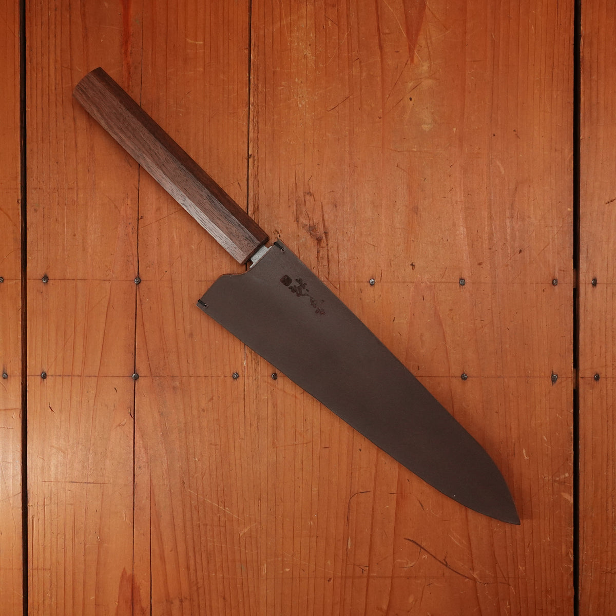 Konosuke Sanjo GS+ 210mm Gyuto SLD Khii Laurel Handle with Leather Sheath