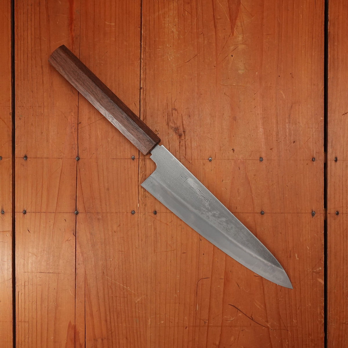 Konosuke Sanjo GS+ 210mm Gyuto SLD Khii Laurel Handle with Leather Sheath