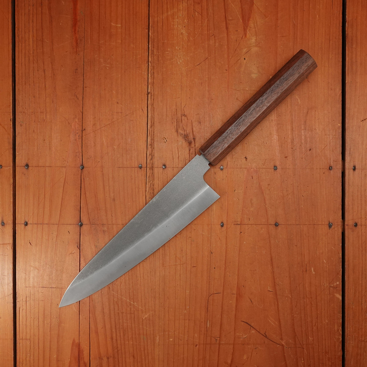 Konosuke Sanjo GS+ 210mm Gyuto SLD Khii Laurel Handle with Leather Sheath