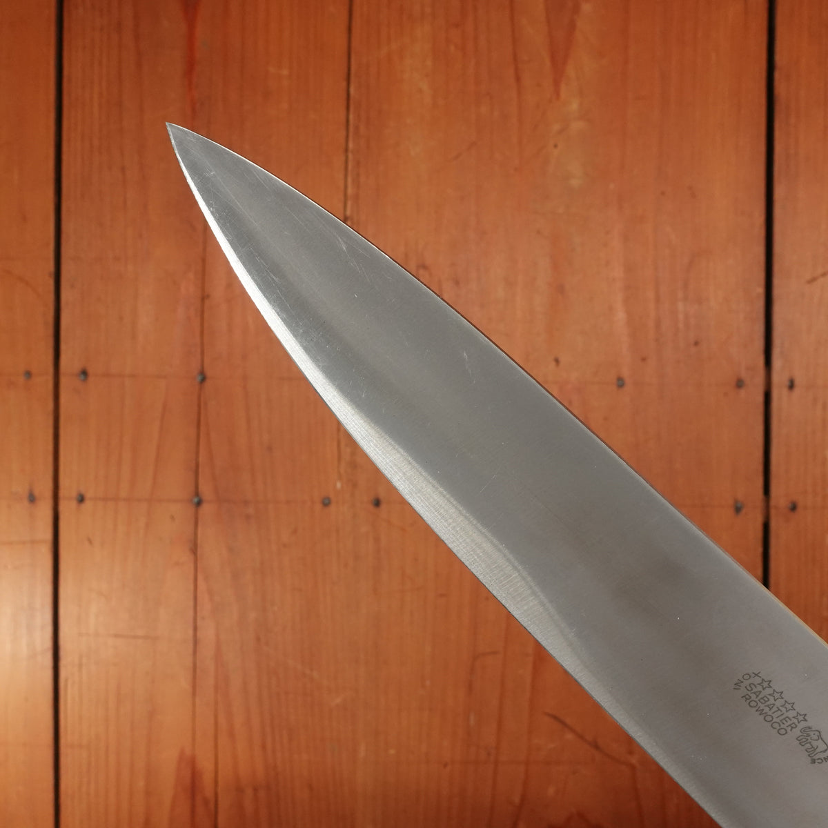 New Old Stock Thiers Issard 4 Star Elephant 12" Chef Knife Stainless 1970s