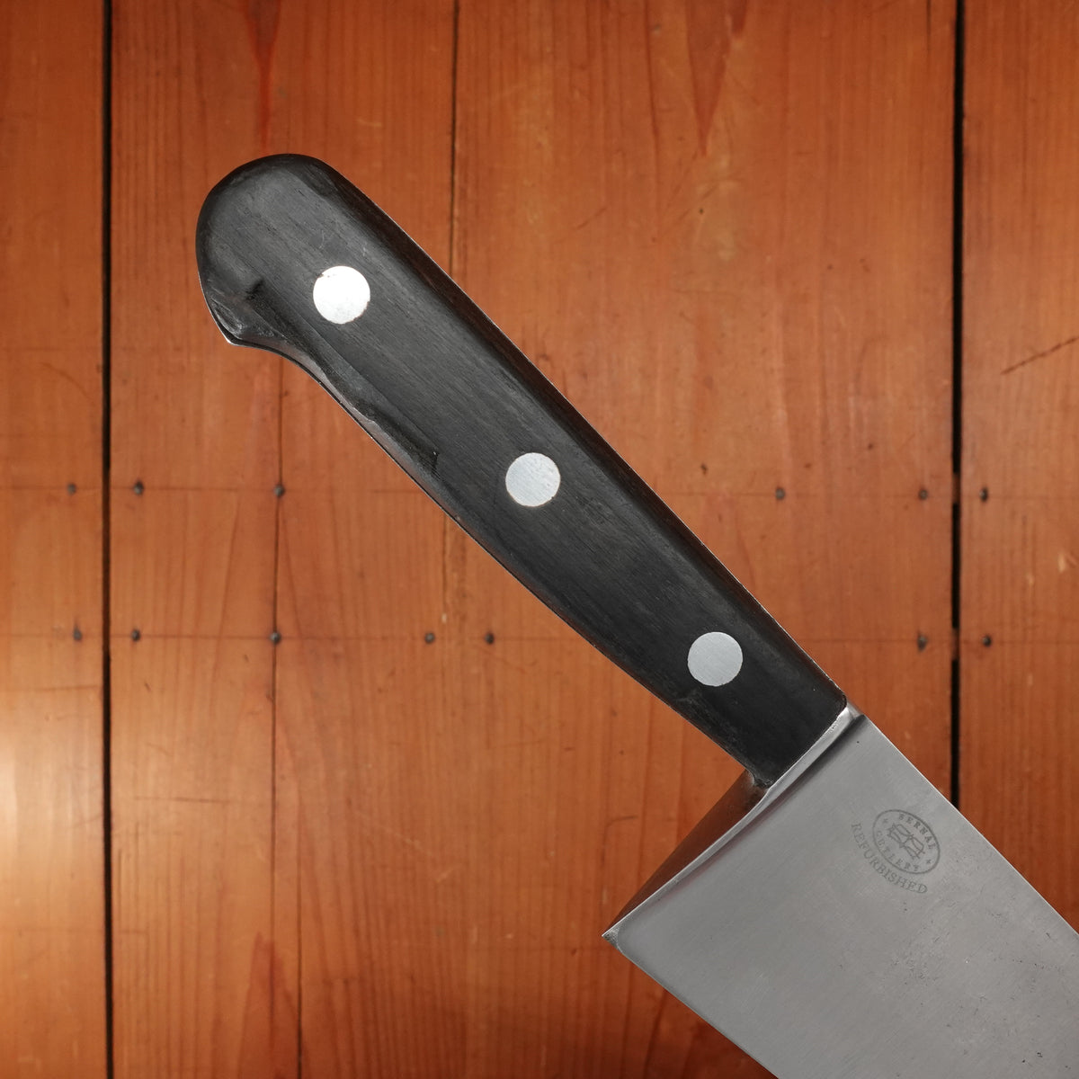 LF&C 12.25” Chef Knife Carbon Steel Rosewood 1920-60 USA