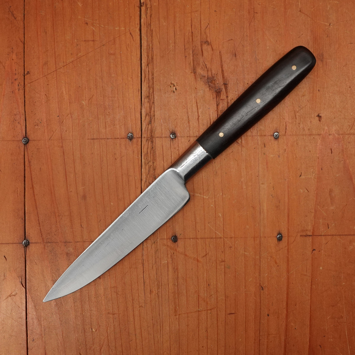 BC Historically Inaccurate J Russell 4.25" Paring Knife Carbon Steel Integral Bolster Rosewood Handle USA