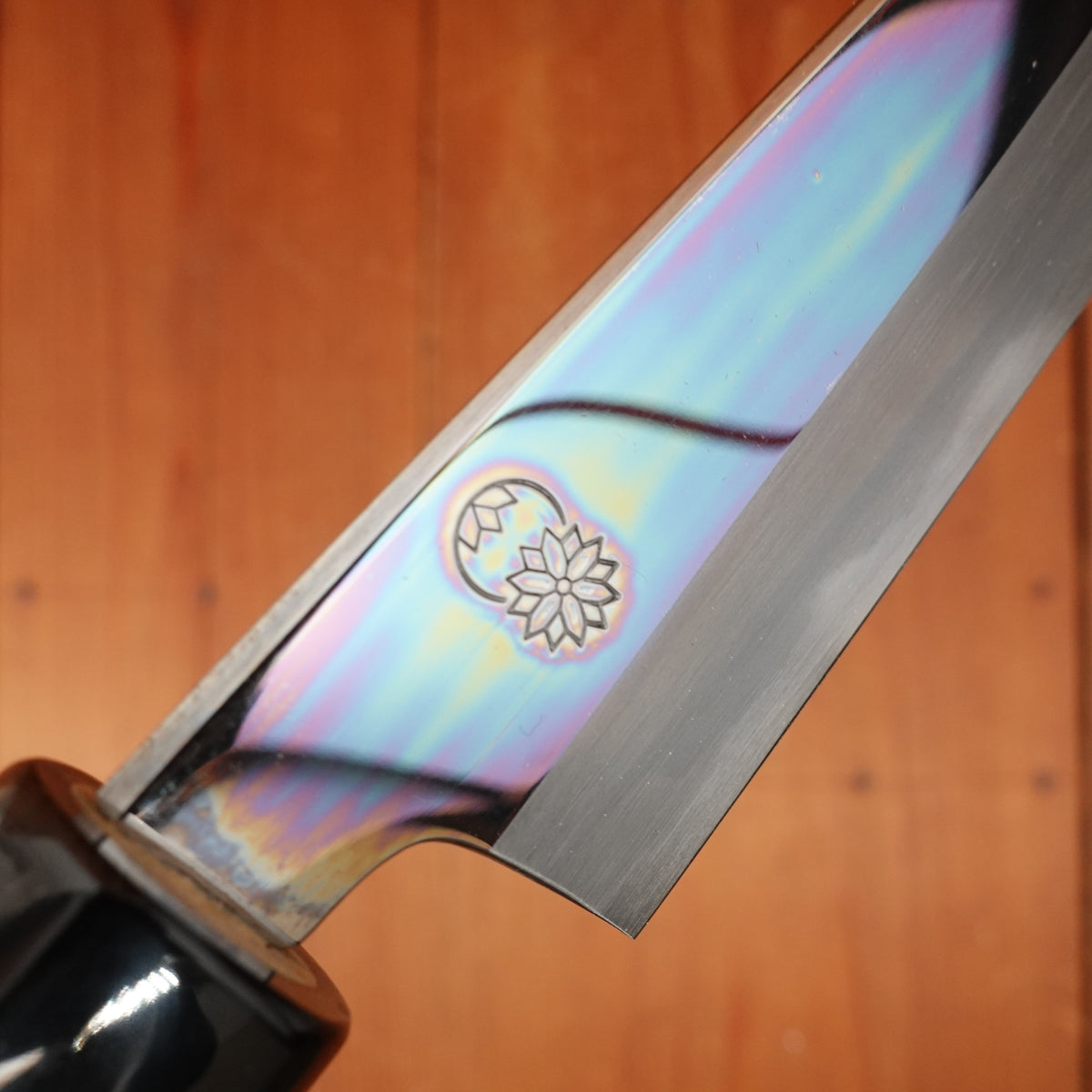 Sakai Kikumori Choyo 150mm Petty Shirogami 2 with Saya
