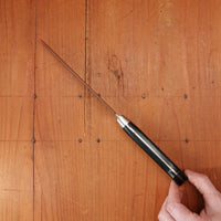 New Old Stock Yoshikane 140mm Honesuki Kaku Shirogami 2 Tsuchime Western Handle