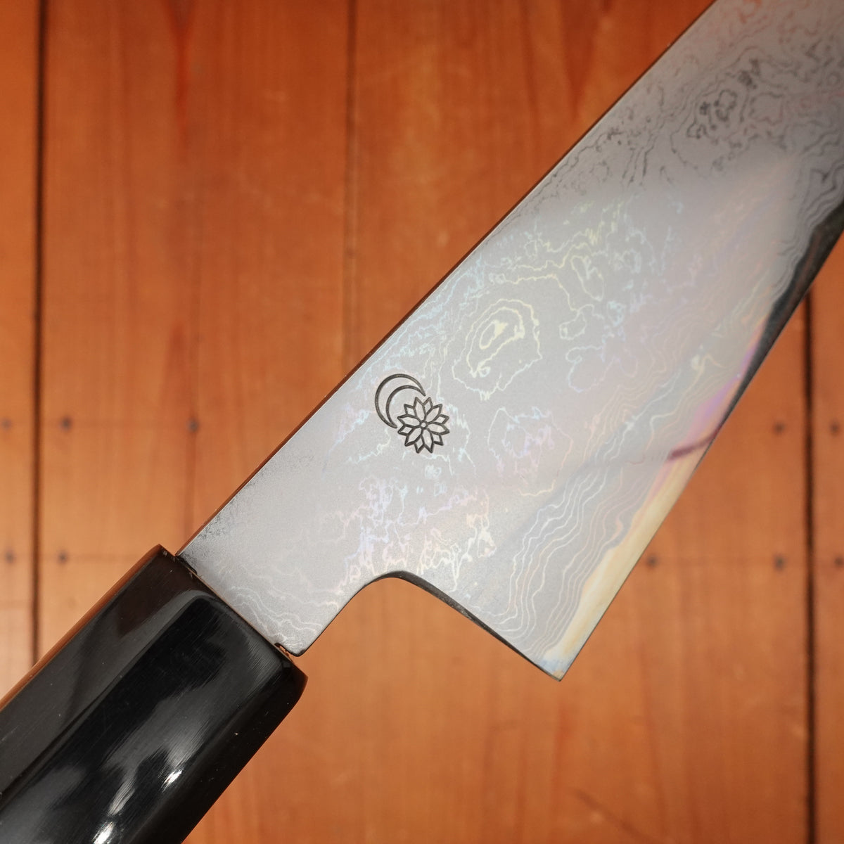 Sakai Kikumori Kikuzuki Uzu 210mm Gyuto Aogami 1 with Saya