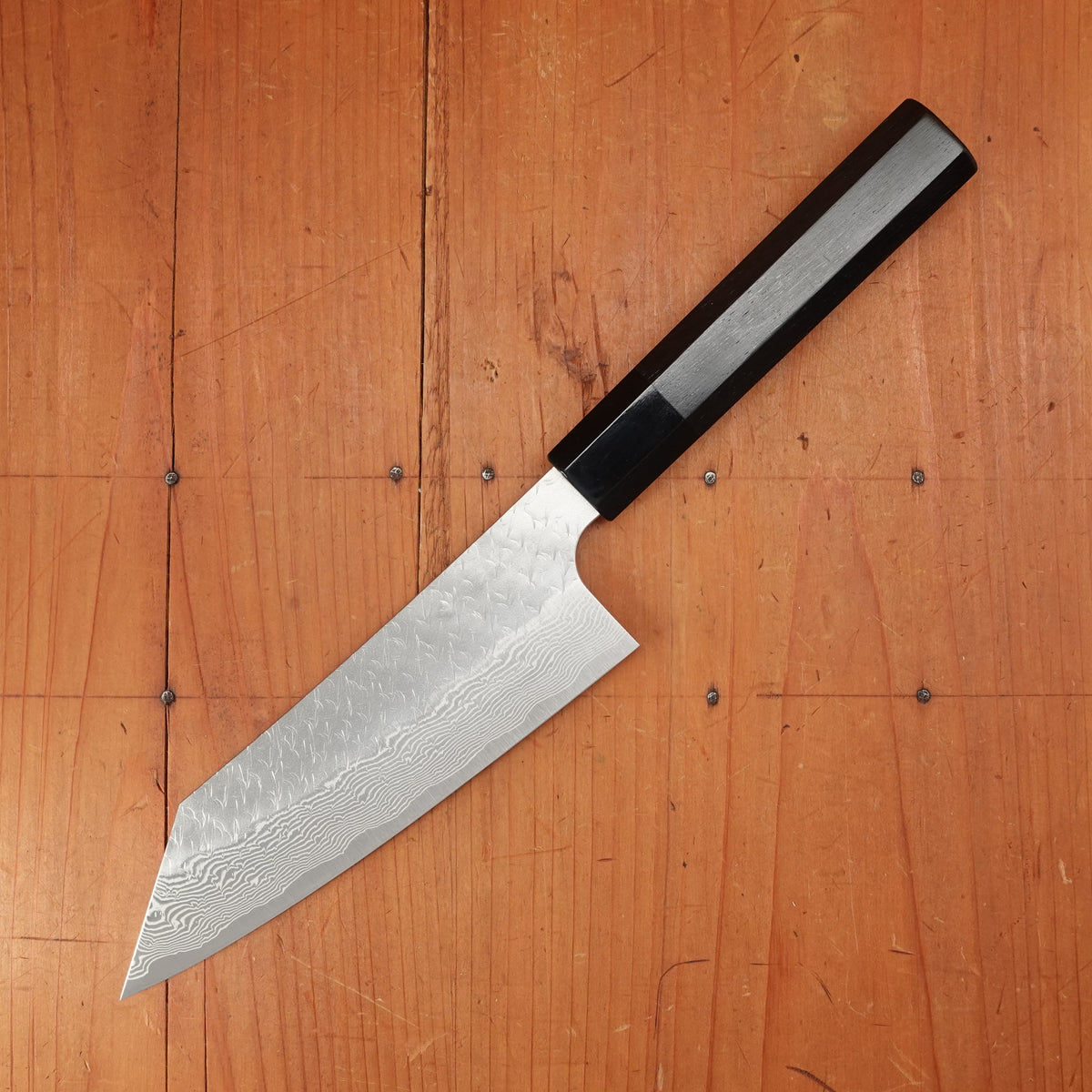 Nigara Hamono 180mm Bunka STRIX Ebony Handle
