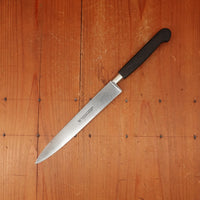 J.A. Henckels 7.25" Semi-Flexible Nogent Style Slicer 101-7" Carbon Steel Fruitwood 1920s-30s *lead warning*