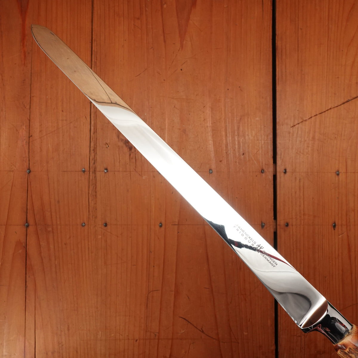 J A Henckels Friodur 3 Pc Carving Set Forged Stainless & Stag Solingen, Germany 1960-70s