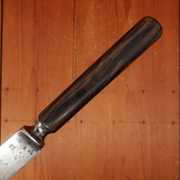J.A. Henckels 7.25" Semi-Flexible Slicer Carbon Steel Macasser Ebony 1870s(older?)-1890 *lead warning*