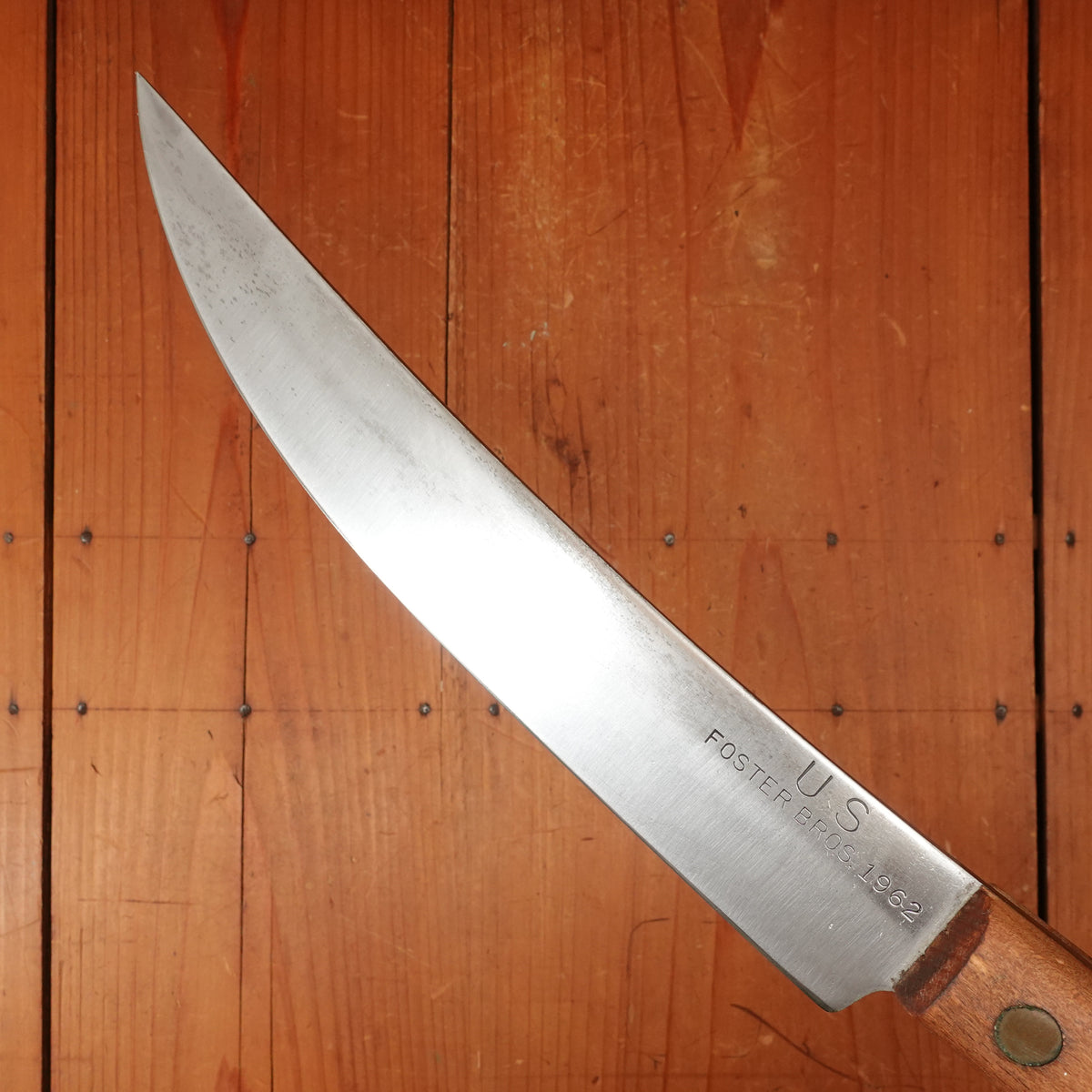 Foster Bros 'US 1962' 10" Scimitar Carbon Steel Beech USA