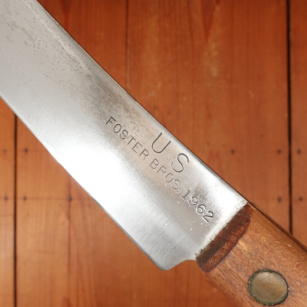Foster Bros 'US 1962' 10" Scimitar Carbon Steel Beech USA