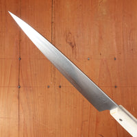 Bernal Cutlery Hand Forged 8" Plate Semelle Chef Knife 52100 Nickel Corby Bolts Antique Bone Handle