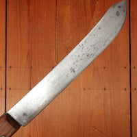 I Wilson 10" Bullnose Carbon Steel & Beechwood Sheffield 1890-1920s