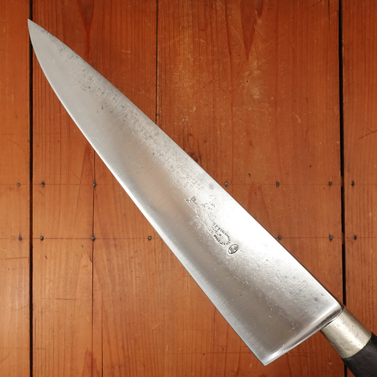 Tichet 13" Chef Carbon Steel Rosewood Paris, France 1890-1930