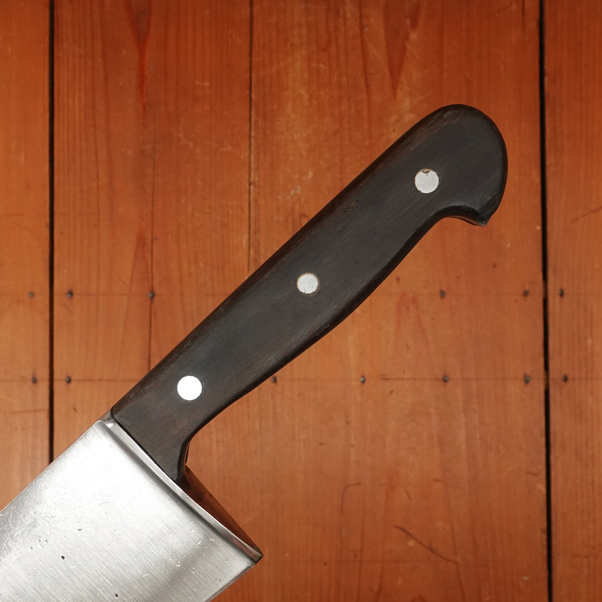 Refurbished J.A. Henckels 14.5" Chef Knife Carbon Steel Solingen Germany Transitional Late 1960s