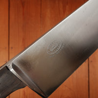 Refurbished J.A. Henckels 14.5" Chef Knife Carbon Steel Solingen Germany Transitional Late 1960s