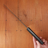 Morihei Hisamoto 180mm Gyuto Iron Clad Shirogami 1 Kurouchi Pakka Handle (No Bolster)