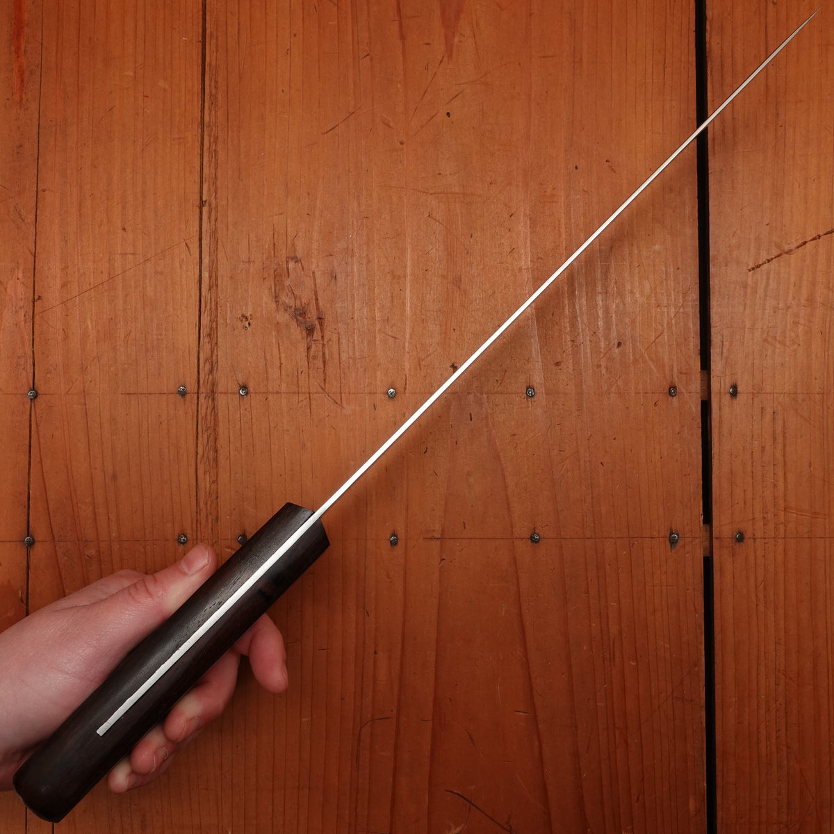 New Old Stock 10" Scimitar Carbon Steel Rosewood 1950s 60s USA
