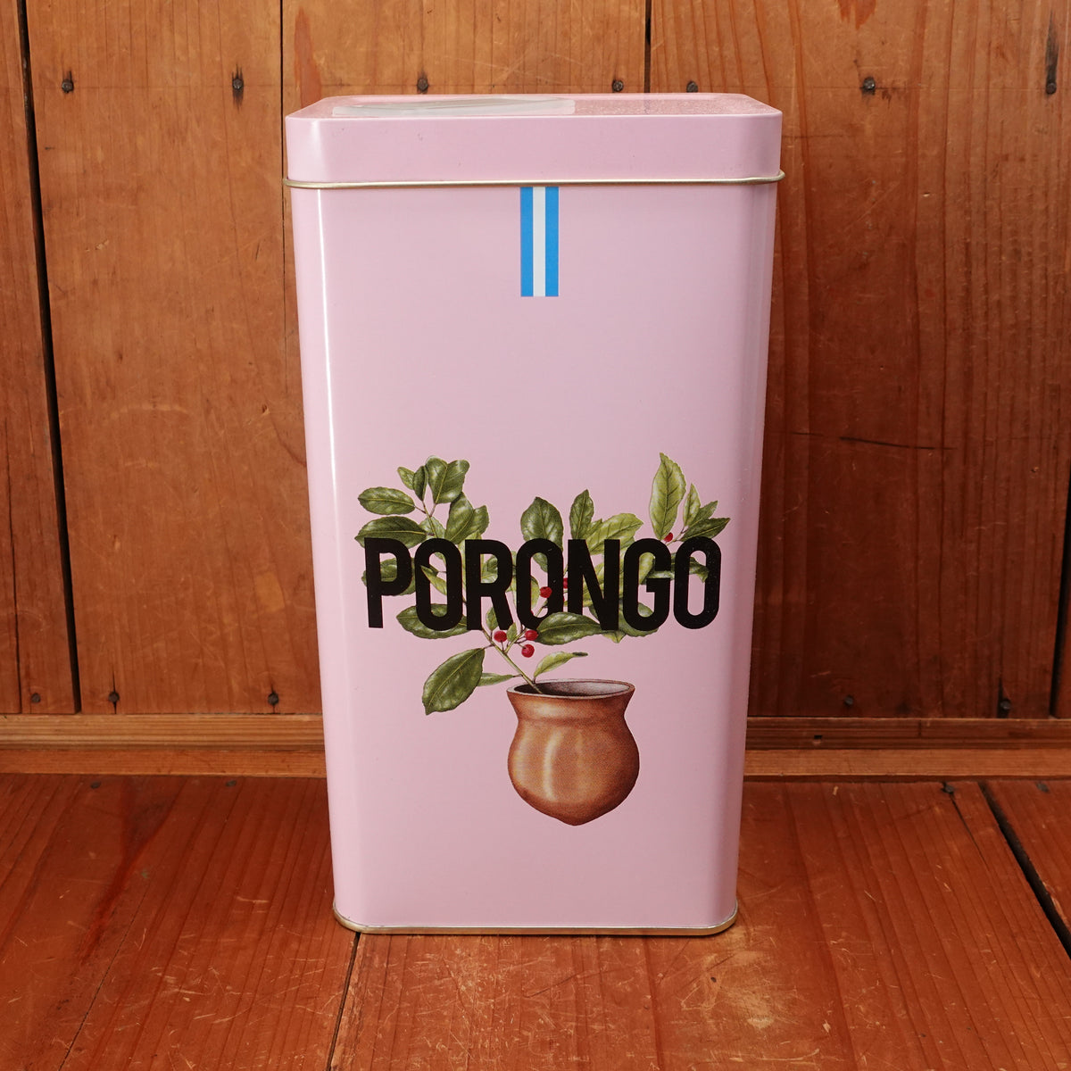 Porongo Yerba Mate Tin Can Dispenser