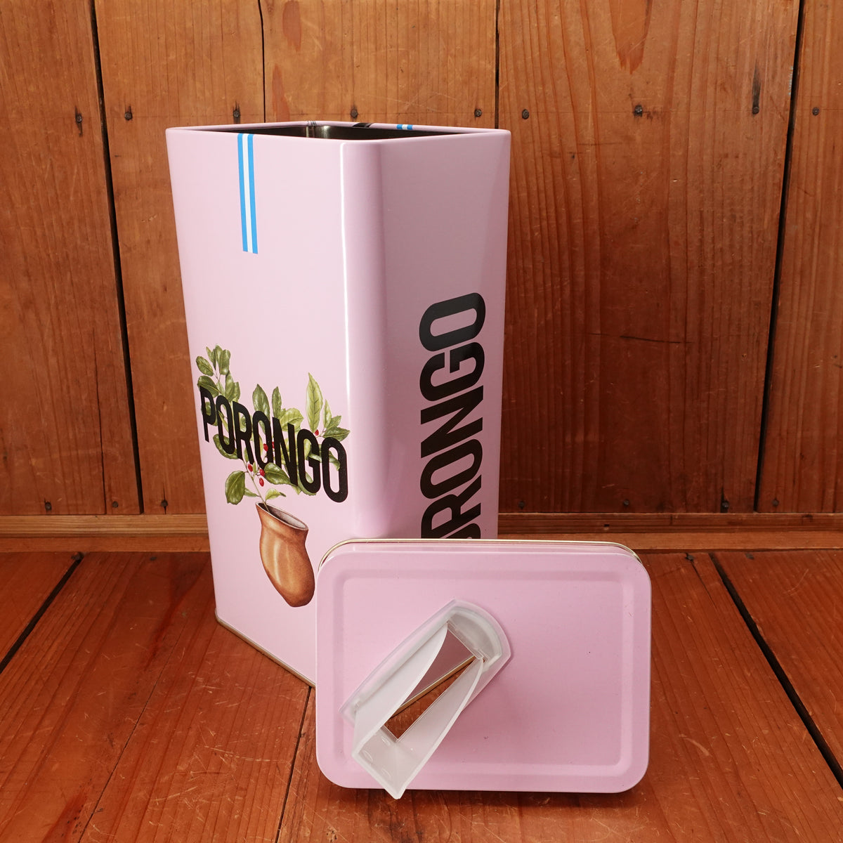 Porongo Yerba Mate Tin Can Dispenser