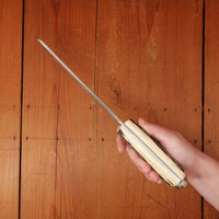 Ed Wusthof 5 Pc Carving Set Stainless Stag Etched Solingen Germany 1950s-60s