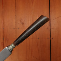 J A Henckels Buckels Knife and Fork Luncheon Set of 5 Carbon Steel Horn 1900-1920
