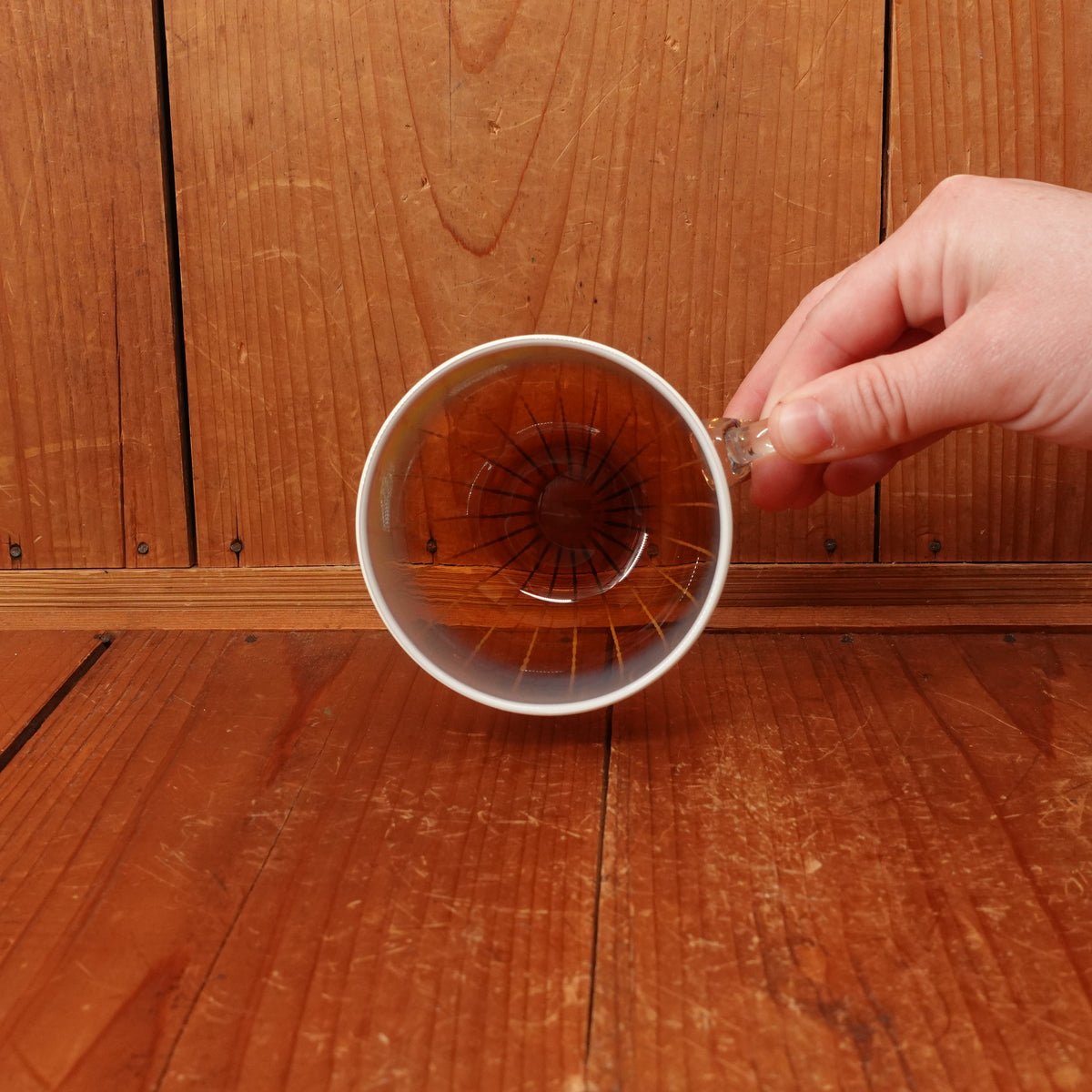 Noto Glass Tea Cup and Saucer