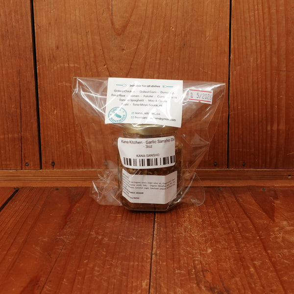 Kana Kitchen - Garlic Sansho Oil - 3oz