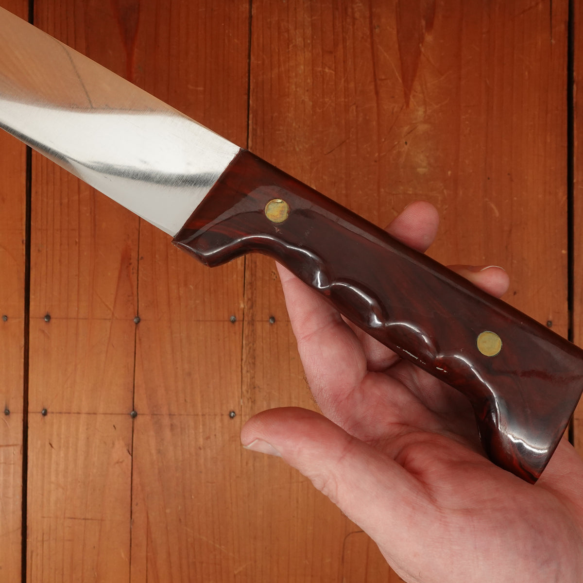 New Old Stock Unmarked Au Nain 9.5" Saigner Stainless Thiers 1960s-70s