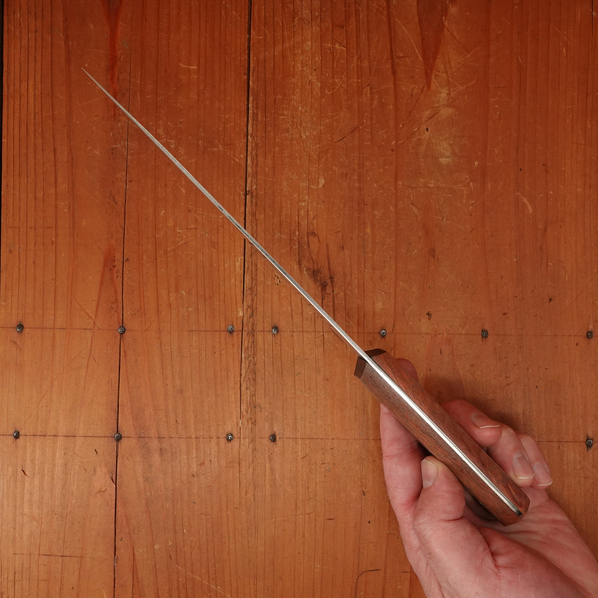 New Old Stock Au Nain 18cm / 7" Utility Knife Stainless Rosewood San Remy  France 1960-90s