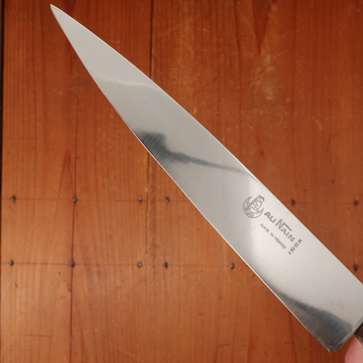 New Old Stock Au Nain 18cm / 7" Utility Knife Stainless Rosewood San Remy  France 1960-90s