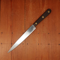 New Old Stock 20.5cm / 8" Slicer Stainless Steel Palissander Thiers, France 1960s