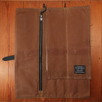 Hardmill Waxed Canvas Compact Knife Roll