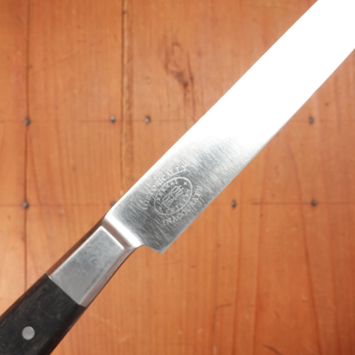 BC Historically Inaccurate J Russell 5" Paring Knife Carbon Steel Integral Bolster Rosewood Handle USA