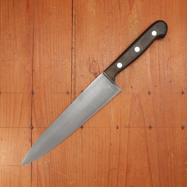 Unmarked 8" Chef Knife Hand Forged Carbon Steel Solingen, Germany 1950