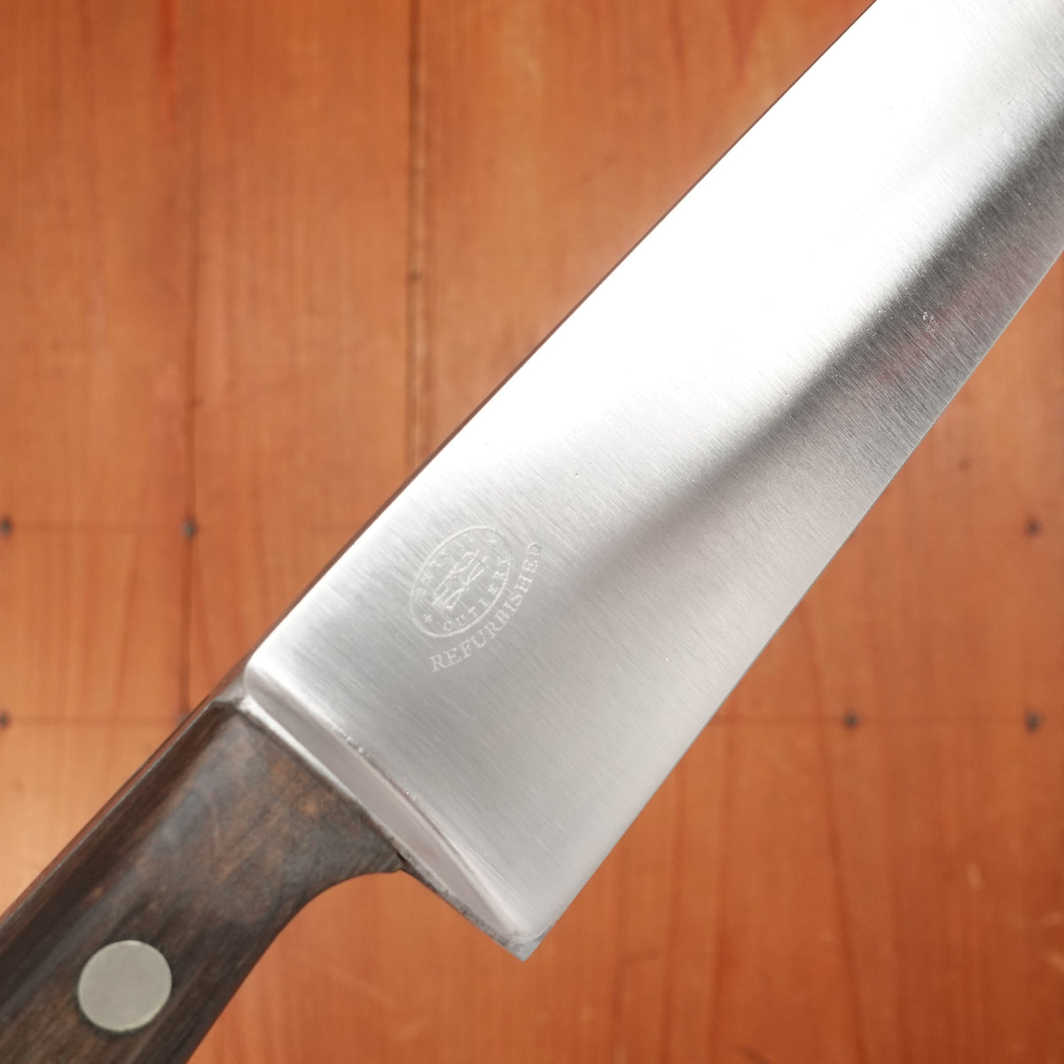 Unmarked 8" Chef Knife Hand Forged Carbon Steel Solingen, Germany 1950