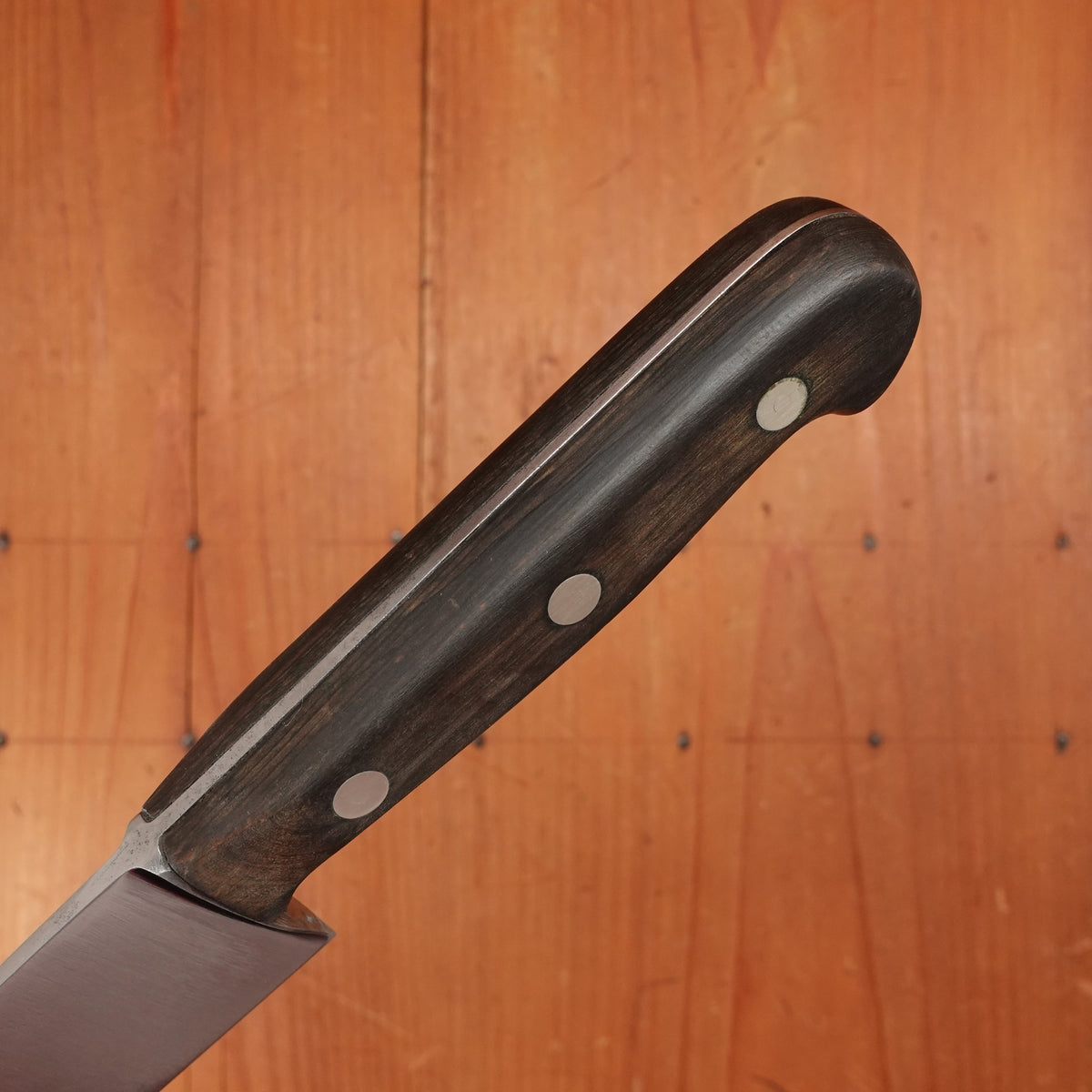 Unmarked 8" Chef Knife Hand Forged Carbon Steel Solingen, Germany 1950