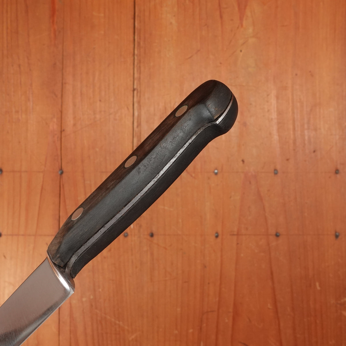 Unmarked 8" Chef Knife Hand Forged Carbon Steel Solingen, Germany 1950