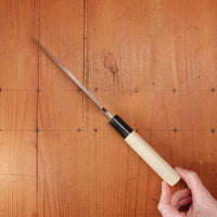 Hitohira Togashi 150mm Deba Shirogami 2 Ho Wood (D-Shape) with Saya