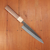 Hitohira TD 165mm Gyuto Stainless Clad Aogami 2 Kurouchi Walnut Handle
